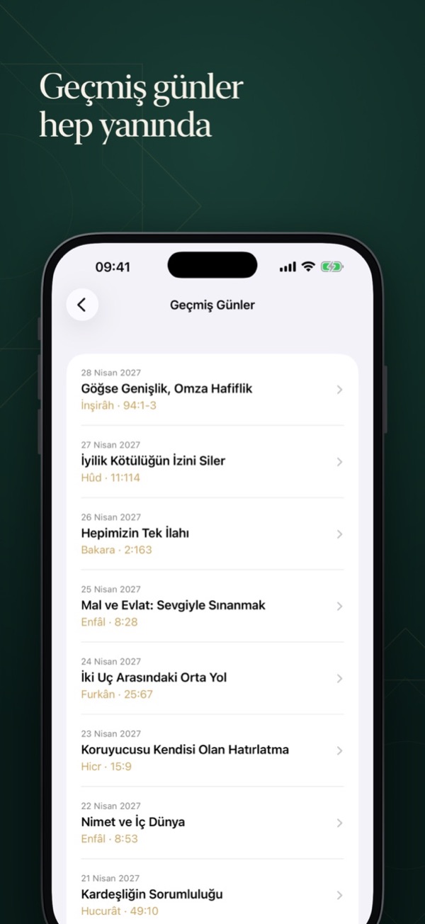 Son günlerin ayetleri